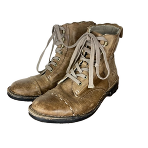 J SHOES Women Leather Sol Boots size 8